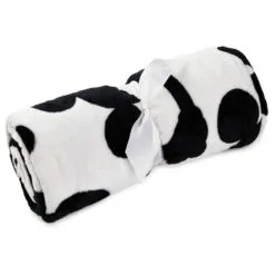 Hallmark Disney Mickey Mouse Silhouettes Throw Blanket, 50x60 7 Hallmark Disney Mickey Mouse Silhouettes Throw Blanket, 50x60 -Hallmark shop Mickey Mouse Silhouette BlackWhite Plush Blanket 1DYG2056 03