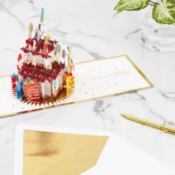 Hallmark Disney Mickey Mouse Cake 3D Pop-Up Birthday Card -Hallmark shop Mickey Mouse and Pluto Cake 3D PopUp Birthday Card 1499LAD2724 06