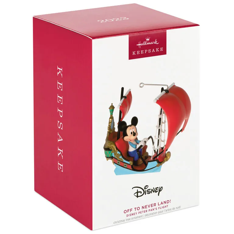 Hallmark Disney Peter Pan's Flight Off To Never Land! Ornament 6 Hallmark Disney Peter Pan's Flight Off To Never Land! Ornament - Image 4