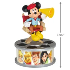 Hallmark Disney 100 Years Of Wonder Director Mickey Mouse Ornament With Light And Sound -Hallmark shop Mickey in Director Chair Keepsake Ornament 2999QXD6727 03