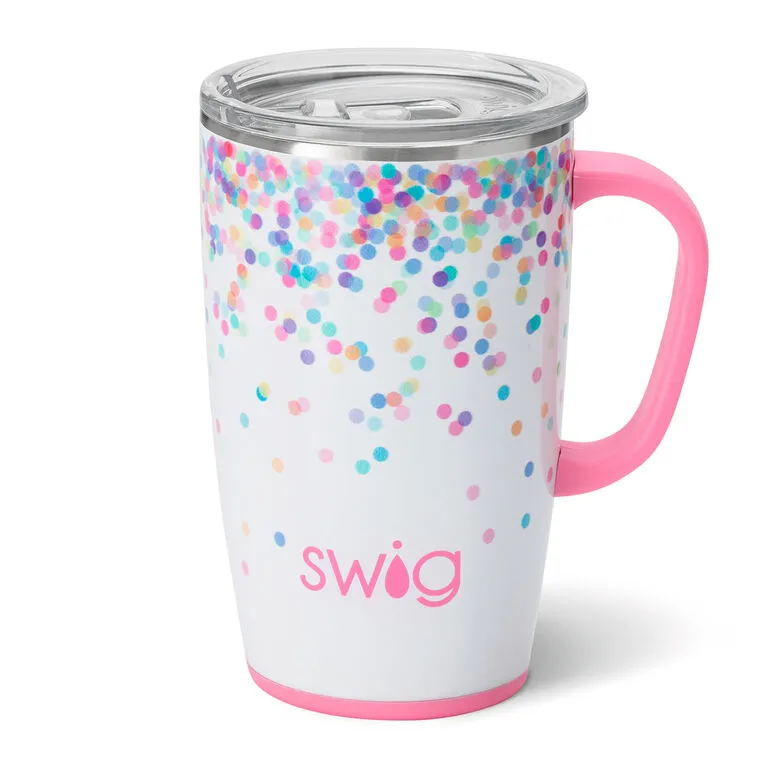 Swig Confetti Stainless Steel Travel Mug, 18 Oz. 3 Swig Confetti Stainless Steel Travel Mug, 18 Oz.