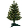 Hallmark Miniature Evergreen Pre-Lit Christmas Tree, 18.75" -Hallmark shop Miniature Green PreLit Christmas Tree 2499QSB6253 01