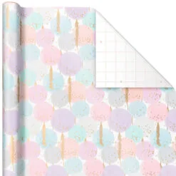 Hallmark Modern Muted 3-Pack Wrapping Paper, 55 Sq. Ft. Total 14 Hallmark Modern Muted 3-Pack Wrapping Paper, 55 Sq. Ft. Total -Hallmark shop Modern Muted 3Pack Wrapping Paper Rolls 5EWR6369 05