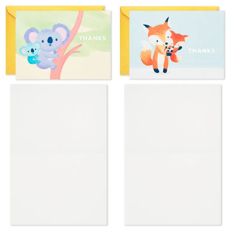 Hallmark Mom And Baby Animal Assortment Blank Thank-You Notes, Pack Of 48 5 Hallmark Mom And Baby Animal Assortment Blank Thank-You Notes, Pack Of 48 - Image 3