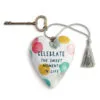 Demdaco Moments In Life Art Heart With Key Stand -Hallmark shop Moments in Life Heart Sculpture With Key 1003480379 01