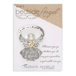 Roman Mom's Bedside Angel, 2.5" H -Hallmark shop Moms Bedside Angel With Faux Pearl Accents 223131 02