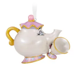 Hallmark Disney Beauty And The Beast A Mother's Love Porcelain Ornament -Hallmark shop Mrs. Potts and Chip Keepsake Ornament 2499QHX3109 06