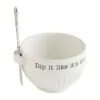 Mud Pie Dip Bowl And Spreader, Set Of 2 -Hallmark shop Mud Pie Dip Bowl and Spreader Set 48500084H 01