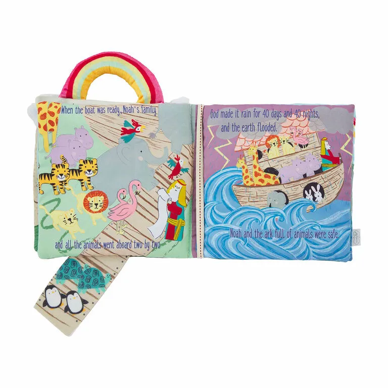 Mud Pie Noah's Ark Cloth Baby Book 4 Mud Pie Noah's Ark Cloth Baby Book - Image 2