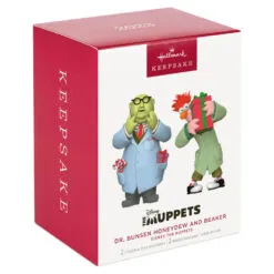 Hallmark Disney The Muppets Dr. Bunsen Honeydew And Beaker Ornaments, Set Of 2 -Hallmark shop Muppets Dr. Bunsen and Beaker Keepsake Ornaments 2999QXD6759 05