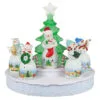 Hallmark Snowtop Lodge Christmas Concert Tabletop Decoration With Light And Sound -Hallmark shop Musical Snowmen Ornaments Keepsake Decoration 1QFM3929 01