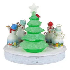 Hallmark Snowtop Lodge Christmas Concert Tabletop Decoration With Light And Sound -Hallmark shop Musical Snowmen Ornaments Keepsake Decoration 1QFM3929 06