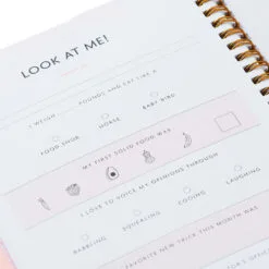 Hallmark My First Year Baby Book For Girl 15 Hallmark My First Year Baby Book For Girl -Hallmark shop My First Year Pink Baby Book for Girl 1BBA4136 07