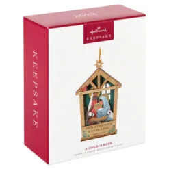 Hallmark A Child Is Born Nativity Papercraft Ornament 11 Hallmark A Child Is Born Nativity Papercraft Ornament -Hallmark shop Nativity Scene Wood and Paper Keepsake Ornament 1999QGO2759 04