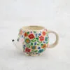 Natural Life Floral Hedgehog Sculpted Folk Mug, 16 Oz. -Hallmark shop Natural Life Floral Hedgehog Sculpted Mug MUG404 01