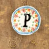 Natural Life Initial Trinket Dish, P 1 Natural Life Initial Trinket Dish, P -Hallmark shop Natural Life Initial Trinket Dish DSH240 01