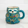 Natural Life Sylvia Sloth Sculpted Folk Mug, 16 Oz. -Hallmark shop Natural Life Sylvia Sloth Sculpted Folk Mug MUG456 01