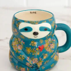Natural Life Sylvia Sloth Sculpted Folk Mug, 16 Oz. -Hallmark shop Natural Life Sylvia Sloth Sculpted Folk Mug MUG456 02