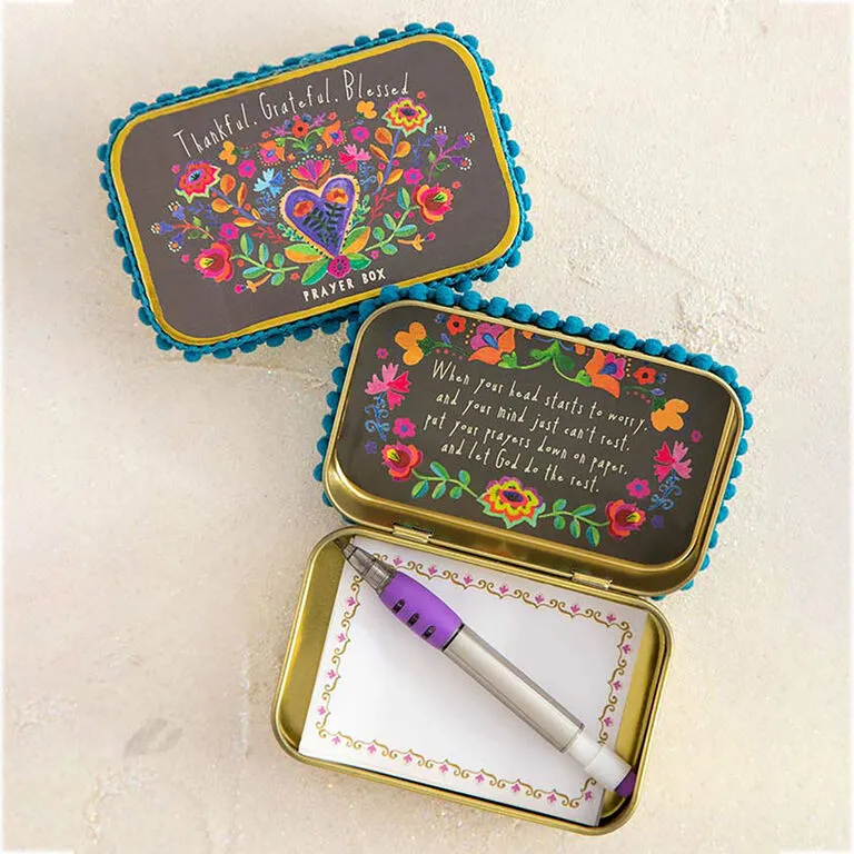 Natural Life Thankful Grateful Blessed Prayer Box 3 Natural Life Thankful Grateful Blessed Prayer Box