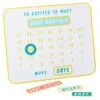 Hallmark So Excited To Meet You Magnetic Baby Countdown Board 1 Hallmark So Excited To Meet You Magnetic Baby Countdown Board -Hallmark shop New Baby Pregnancy Countdown Calendar 1BBY4821 01