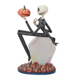 Enesco Jim Shore Disney The Nightmare Before Christmas Jack On Gravestone Figurine, 8.75" -Hallmark shop Nightmare Before Christmas Jack With Pumpkin Figurine 6010866 02