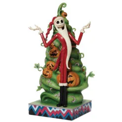 Enesco Jim Shore The Nightmare Before Christmas Santa Jack Figurine, 12" -Hallmark shop Nightmare Before Christmas Jack With Tree Figurine 6013055 03