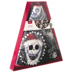 Hallmark Disney Tim Burton's The Nightmare Before Christmas Halloween Town Christmas Tree Skirt, 48" -Hallmark shop Nightmare Before Christmas Keepsake Tree Skirt 7999QFM3939 04
