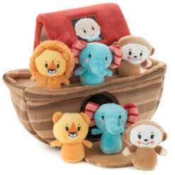 Hallmark Noah's Ark And Animals Plush Playset, 7 Pieces -Hallmark shop Noahs Ark and Animals Plush Toy 1KFA2015 03