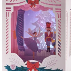 Hallmark Nutcracker Musical 3D Pop-Up Christmas Card With Light -Hallmark shop Nutcracker Shadow Box 3D PopUp Music Light Christmas Card 1099XOD4041 06