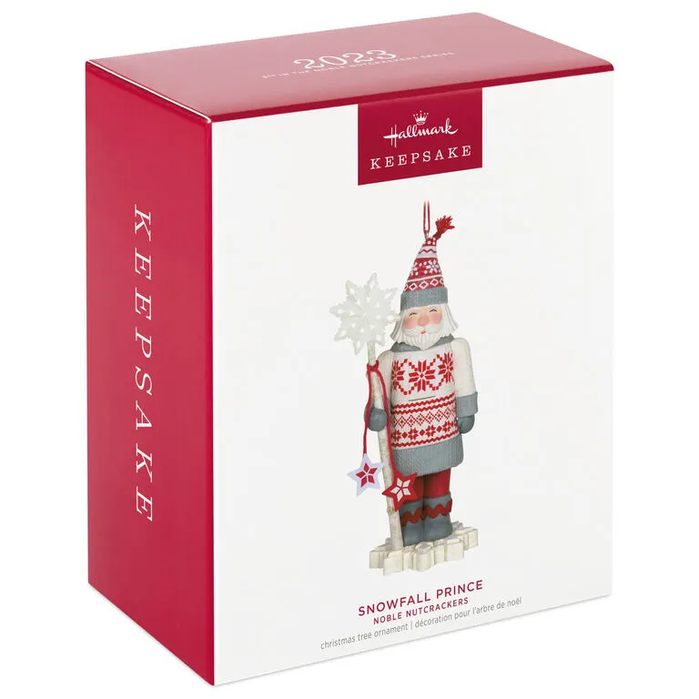 Hallmark Noble Nutcrackers Snowfall Prince Ornament 6 Hallmark Noble Nutcrackers Snowfall Prince Ornament - Image 4