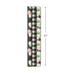 Hallmark Old-Fashioned Christmas 3-Pack Wrapping Paper, 120 Sq. Ft. -Hallmark shop OldFashioned Christmas 3Pack Wrapping Paper 5JXW1077 04