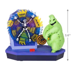 Hallmark Disney Tim Burton's The Nightmare Before Christmas 30th Anniversary Mr. Oogie Boogie Musical Ornament With Light And Motion 10 Hallmark Disney Tim Burton's The Nightmare Before Christmas 30th Anniversary Mr. Oogie Boogie Musical Ornament With Light And Motion -Hallmark shop Oogie Boogie Keepsake Ornament 4499QXD6739 03