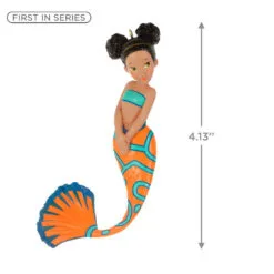 Hallmark Mythical Mermaids Ornament -Hallmark shop Orange and Blue Mermaid Keepsake Ornament 1799QXR8257 03