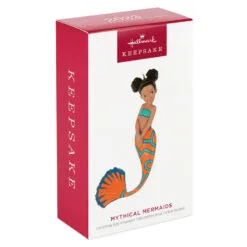 Hallmark Mythical Mermaids Ornament -Hallmark shop Orange and Blue Mermaid Keepsake Ornament 1799QXR8257 04