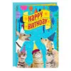 Hallmark 16" Party Cats And Dogs Jumbo Birthday Card From All -Hallmark shop Party Cats Dogs Birthday Card From Us 1299CBG3004 01