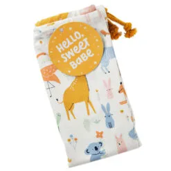 Hallmark 28" Pastel Animals Large Fabric Gift Bag With Tag 12 Hallmark 28" Pastel Animals Large Fabric Gift Bag With Tag -Hallmark shop Pastel Animals Fabric Gift Sack With Tag 1499EGB7167 06