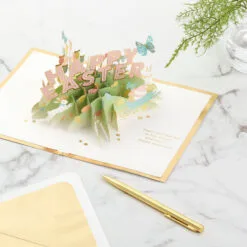 Hallmark Happy Surprises 3D Pop-Up Easter Card -Hallmark shop Pastel Eggs 3D PopUp Easter Card 1299IRC7072 07