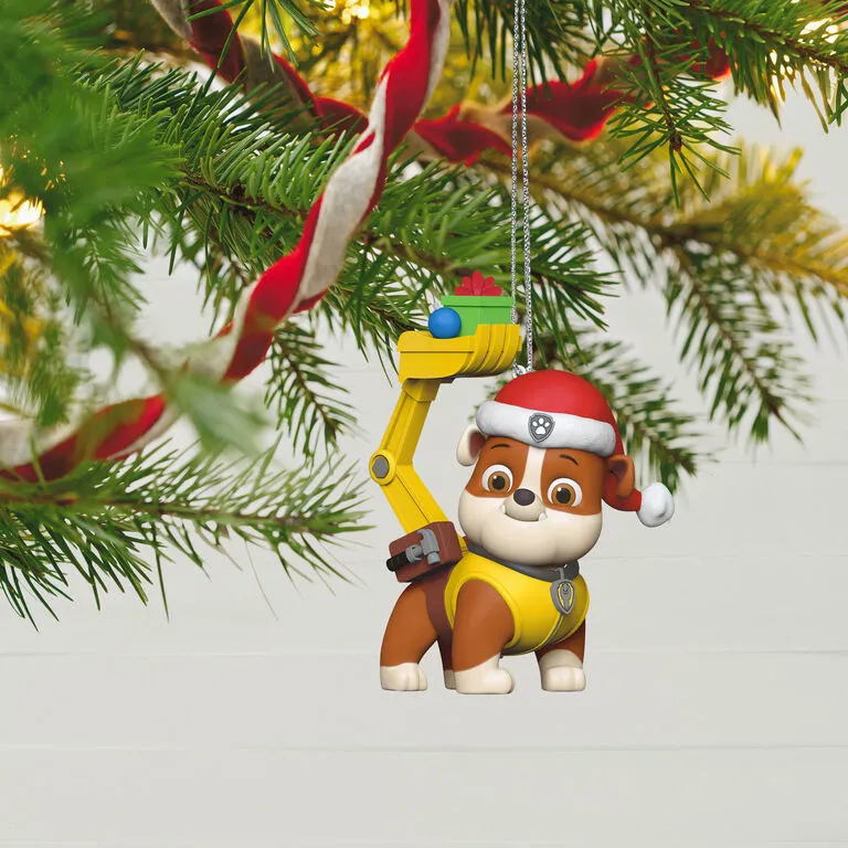 Hallmark Paw Patrol™ Rubble's Special Delivery Ornament 4 Hallmark Paw Patrol™ Rubble's Special Delivery Ornament - Image 2