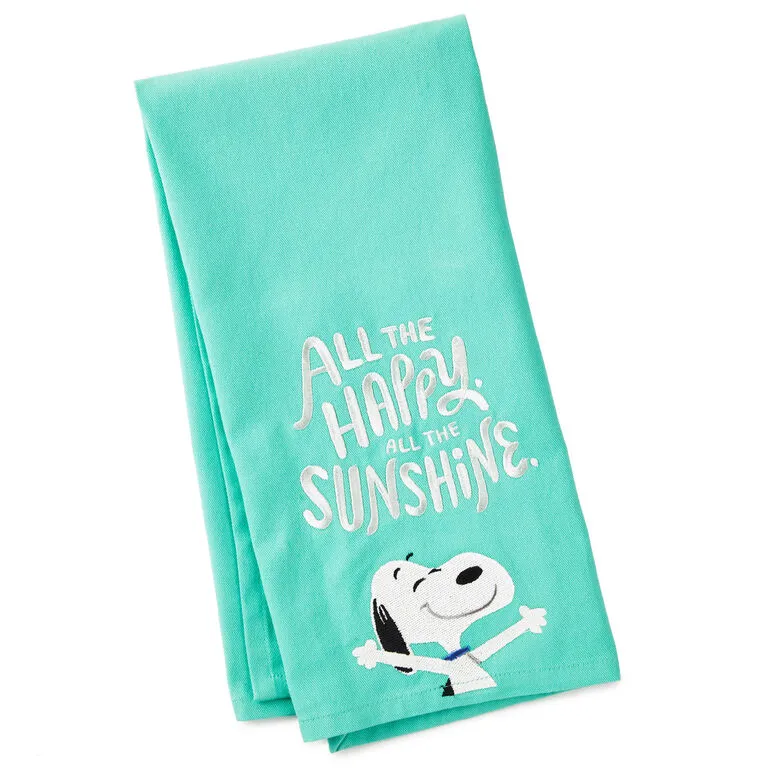 Hallmark Peanuts® All The Happy Snoopy Tea Towel 3 Hallmark Peanuts® All The Happy Snoopy Tea Towel