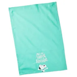 Hallmark Peanuts® All The Happy Snoopy Tea Towel 5 Hallmark Peanuts® All The Happy Snoopy Tea Towel -Hallmark shop Peanuts All the Happy Snoopy Teal Kitchen Towel 1PAJ3538 02