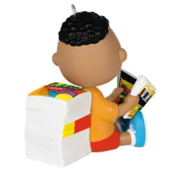 Hallmark The Peanuts® Gang Franklin Ornament -Hallmark shop Peanuts Franklin Reading Comics Keepsake Ornament 1899QXE3289 06