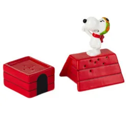Hallmark Peanuts® Flying Ace Snoopy Stacked Salt And Pepper Shakers, Set Of 2 -Hallmark shop Peanuts Snoopy Doghouse Salt and Pepper Shakers 1PAJ3529 02