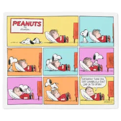 Hallmark Peanuts® Snoopy And Linus Comic Strip Throw Blanket, 50x60 -Hallmark shop Peanuts Snoopy and Linus Comic Strip Throw Blanket 1PAJ3509 03