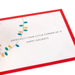 Hallmark Peanuts® Snoopy Joy To The World 3D Pop-Up Christmas Card -Hallmark shop Peanuts Snoopy and Woodstock 3D PopUp Christmas Card 1499IXC8994 04