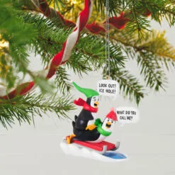 Hallmark What Did You Call Me? Ornament 9 Hallmark What Did You Call Me? Ornament -Hallmark shop Penguins Sledding Keepsake Ornament 2099QGO2867 02