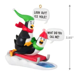 Hallmark What Did You Call Me? Ornament 10 Hallmark What Did You Call Me? Ornament -Hallmark shop Penguins Sledding Keepsake Ornament 2099QGO2867 03