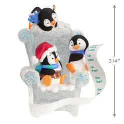 Hallmark Long Letter To Santa Penguin Ornament -Hallmark shop Penguins in Ice Chair Keepsake Ornament 1899QGO2959 03