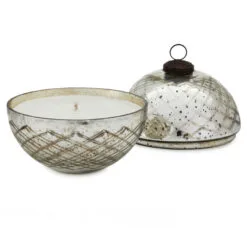 Hallmark Fresh-Cut Pine Mercury Glass Ball Ornament Candle 6 Hallmark Fresh-Cut Pine Mercury Glass Ball Ornament Candle -Hallmark shop PineScented Mercury Glass Ball Ornament Candle 1XKT5055 02