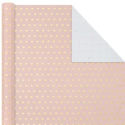 Hallmark Pink And Gray 3-Pack Wrapping Paper, 85 Sq. Ft. Total 13 Hallmark Pink And Gray 3-Pack Wrapping Paper, 85 Sq. Ft. Total -Hallmark shop Pink and Gray 2 Standard 1 Foil 3Pack Gift Wrap 5EWR6421 04