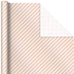 Hallmark Pink And Mint Assorted 3-Pack Christmas Wrapping Paper, 120 Sq. Ft. -Hallmark shop Pink and Mint Christmas Wrapping Paper Assortment 5JXW1083 05